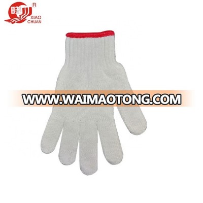 wholesale white high quality safety hands gloves cotton